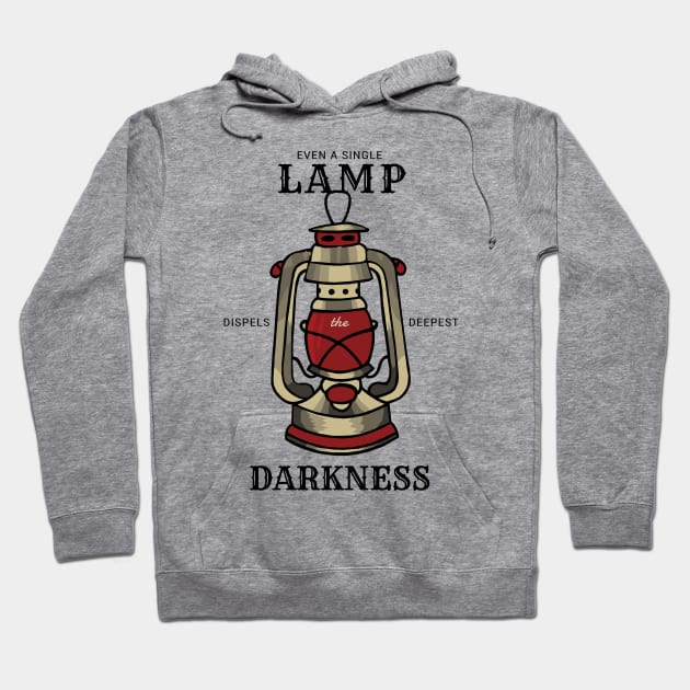 Vintage Lamp Tattoo Hoodie by KewaleeTee